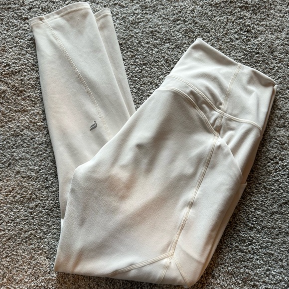 Fabletics Pants - Fabletics PureLuxe Cream Leggings